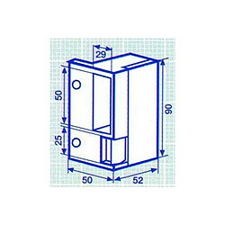 Europe Automatisme Gâche électrique saillie 12Vca en Applique, Ouverture Différée, Version Gauche