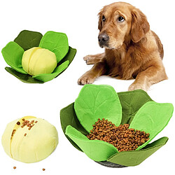 Universal Boule d'odeur de nourriture pour animaux de compagnie peluche interactive chien pet sniffer tapis d'entraînement lavable tapis d'alimentation | jouets pour chiens