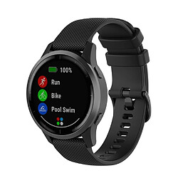 Bracelet en silicone noir pour votre Garmin Vivoactive 4