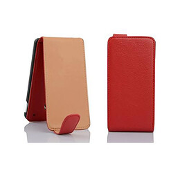 Cadorabo Coque HTC ONE M4 MINI Etui en Rouge