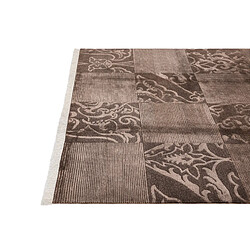 Avis Vidal Tapis de laine 244x175 brun Darya