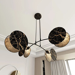 EPIKASA Suspension Motif, Noir, Acier, 82x100x70 cm pas cher