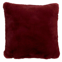 Paris Prix Coussin Imitation Fourrure Cutie 45x45cm Rouge