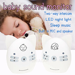 Universal 2.4GHz Wireless Baby Monitor Portable Audio Portable Haut-parleur Baby Phone Alarme Enfant Radio Interphone Nanny Nanny pas cher