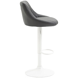 Acheter Non Tabouret de bar Lazio simili cuir blanc