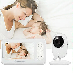 Babyphone Camera Écran 4.3 Pouces Vision Nocturne Intercom Température Berceuses EU Plug YONIS