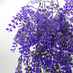 Saules pleureurs tas plante artificielle Bouquet mariage Decor violet