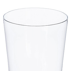 BigBuy Home Vase Transparent Verre 12,5 x 8 x 25 cm