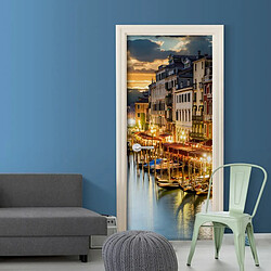 Paris Prix Papier Peint pour Porte Venetian Harbour 210x100cm