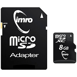 Carte Mémoire Imro 8 Go (Avec Adaptateur carte SD)