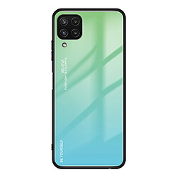 Coque en TPU anti-rayures de couleur dégradée cyan/bleu pour votre Samsung Galaxy M32 (Global Version)