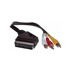 shiverpeaks BASIC-S Câble Scart, connecteur mâle - 3 Cinch ()