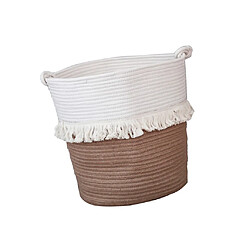 Panier de rangement en coton avec panier de rangement Panier à linge Panier de rangement Jute pas cher