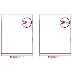 vidaXL Films pour fenêtre 3 pcs statique dépoli blanc transparent PVC pas cher