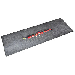 vidaXL Tapis de cuisine lavable Poivre 60x180 cm