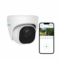 Reolink 5MP Caméra Surveillance Extérieure PoE Dôme, Détection Personne/Véhicule, Suppote Audio, Vision Nocturne IR 30m, Étanche IP66, Time Lapse