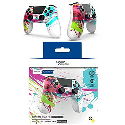 Under Control Manette PS4 PlayStation STREET ART BLANCHE Bluetooth