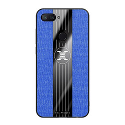 Wewoo Coque Souple Pour Xiaomi Mi 8 Lite XINLI Stitching Tissu Étui de protection TPU Antichoc Bleu