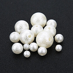 100pcs Perles d'Imitation pour Bricolage Fabrication de Bijoux de Breloque Ornement de Coiffure de Vêtement Mariage Noël pas cher