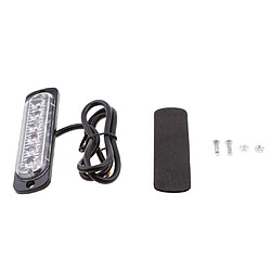 Avis 2x 6 led voiture camion flash flash d'urgence danger beacon barre de lumière stroboscopique