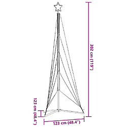 vidaXL Guirlande de sapin de Noël 525 LED blanc chaud 300 cm pas cher