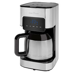 Cafétière Filtre Machine à Café Programmable 10 Tasses Inox, 900, Noir/Argent, Proficook, KA 1191