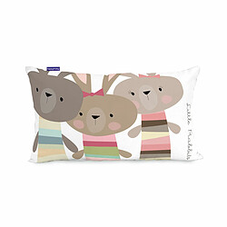 Happy Friday Housse de coussin HappyFriday Moshi Moshi Rabbit Family Multicouleur 50 x 30 cm