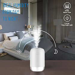 Universal Humidificateur d'air Diffuseur d'huile essentielle rechargeable Humidificateur d'air sans fil Diffuseur d'arôme USB Humidificateur à ultrasons Atomisateur