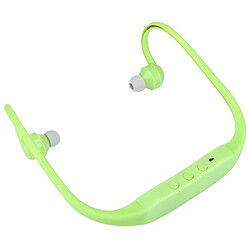 Avis Wewoo Casque Bluetooth Sport vert pour les smartphone et iPad ordinateur portable MP3 ou autres périphériques audio, stockage maximum de carte SD: 8 Go étanche à la transpiration stéréo sans fil écouteurs intra-auriculaires avec micro SD,