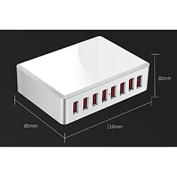 Acheter Universal Chargeur USB multiport intelligent blanc Adaptateur CA Affichage numérique Tableau Étagère murale Chargeur officiel de la maison Huawei | Chargeur de téléphone mobile