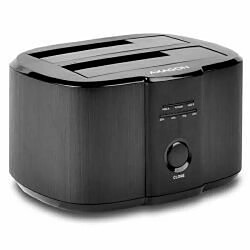 Axagon ADSA-ST Station d'accueil de disques de stockage USB 3.0 [3.1 Gen 1] Type-B Noir (AXAGON USB3.0- 2x SATA 6G CLONE DUAL HDD Dock)