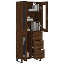 Avis Maison Chic Buffet,Meuble de Rangement,commode pour salon,Cuisine Chêne marron 69,5x34x180 cm Bois d'ingénierie -MN13665