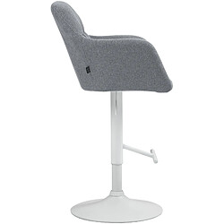 Avis Non Tabouret de bar Natoma tissu blanc