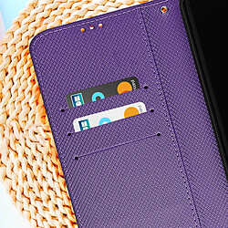 Avis Avizar Étui Folio pour Honor Magic 5 Lite 5G Effet Croisillons avec Dragonne violet