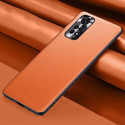 Coque en TPU + PU orange pour votre Xiaomi Redmi Note 11 Pro 4G (MediaTek)/Note 11 Pro 5G (Qualcomm)