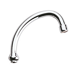 Bec tubulaire col de cygne 140mm chrome - GROHE - 13071000