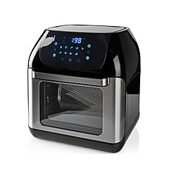 Nedis air fryer | 12 l | minuteur: 60 min | nombre de programmes prédéfinis: 9 | numérique | noir - kaafo300ebk - NEDIS