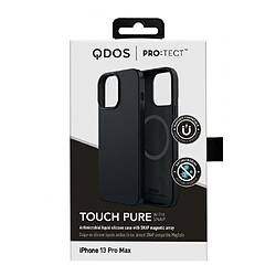 QDOS Coque pour iPhone 13 Pro Max Touch Pure avec Snap Compatible MagSafe Noir