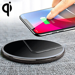 Wewoo Chargeur sans fil Éclairage Série Ronde Rapide Qi Sans Fil Chargeur, Pour iPhone, Galaxy, Huawei, Xiaomi, LG, HTC & Autres Téléphones Intelligents Tarnish