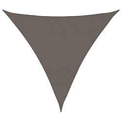 vidaXL Parasol en PEHD triangulaire 5x5x5 m Anthracite