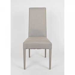 Dansmamaison Duo de chaises tissu Taupe - PISE