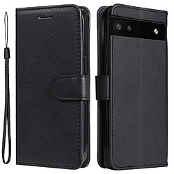 Htdmobiles Housse pour Google Pixel 6a 5G - etui coque pochette portefeuille + film ecran - NOIR