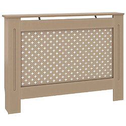 vidaXL Cache-radiateur 112x19x81,5 cm MDF