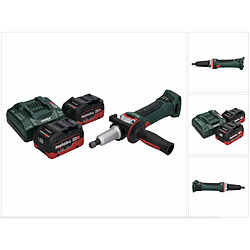 Metabo GA 18 LTX G Meuleuse droite sans fil 18 V 6 mm + 2x Batteries 5,5 Ah + Chargeur