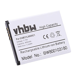 Vhbw Batterie LI-ION pour ALCATEL & VODAFONE remplace B-U9X, CAB3010010C1, CAB20G0000C1, CAB30B4000C1, CAB30M0000C1