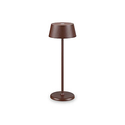 Ideal Lux Lampe de Table LED Intégrée Marron Café 230Lm 3000K IP54