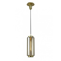 Luminaire Center Suspension design Jarras Doré Mat 1 ampoule 71cm