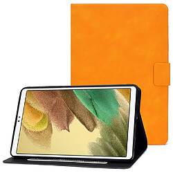 Etui en PU anti-chute avec support et porte-cartes pour votre Samsung Galaxy Tab A7 Lite 8.7-pouces T220/T225 - kaki