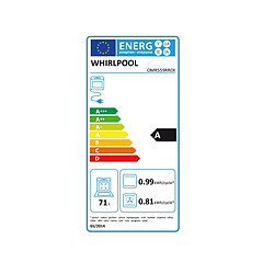 Four intégrable multifonction 71l 60cm inox - OMR559RR0X - WHIRLPOOL