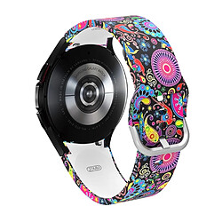 Bracelet en silicone motif imprimé rigide poisson pour votre Samsung Galaxy Watch4 40mm/44mm